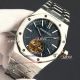 swiss replica Audemars Piguet Royal Oak  26730   Flying Tourbillon blue dial watch (7)_th.jpg